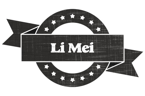 Li Mei grunge logo